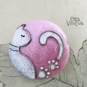 Quiet Heart Sitting Cat #4 image